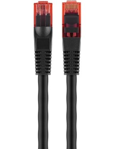 Cable de conexión exterior CAT 6, 15 metros, U/UTP, negro 2