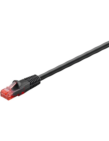 Cable de conexión exterior CAT 6, 50 metros, U/UTP, negro