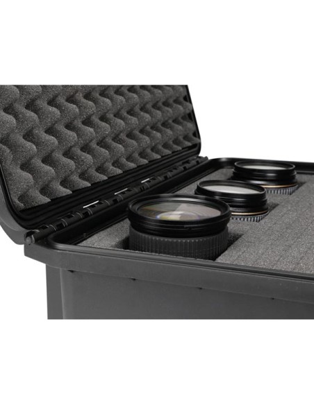MALETA RÍGIDA - 555 x 428 x 211 mm - CON ESPUMA ALVEOLAR