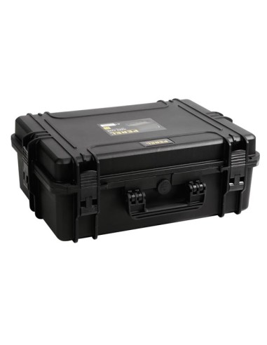 MALETA RÍGIDA - 555 x 428 x 211 mm - CON ESPUMA ALVEOLAR