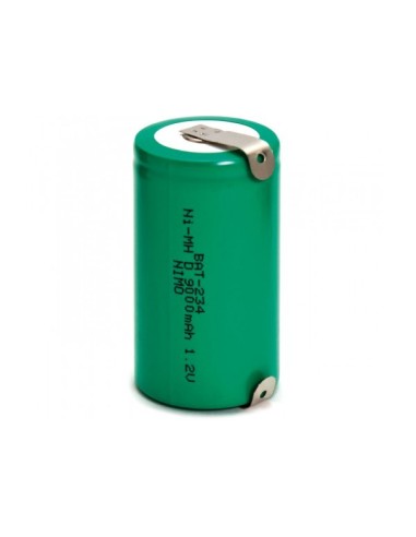 BATERIA R20 ( D ) Ni-Mh 1.2V RECARGABLE CON LENGUETA