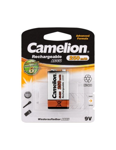 BATERIA RECARGABLE  NI-MH 9V250MAH