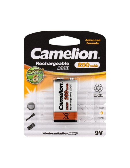 BATERIA RECARGABLE  NI-MH 9V250MAH