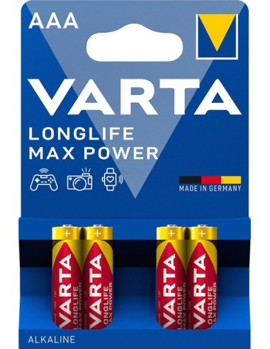 BLISTER 4PILAS R3 AAA VARTA MAX ALKALINA