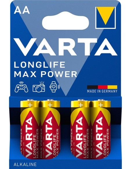 BLISTER 4 PILAS VARTA R6 AA ALKALINAS