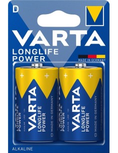 BLISTER 2 PILAS VARTA R20-D ALKALINAS