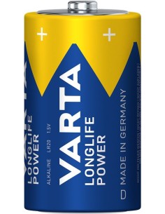 BLISTER 2 PILAS VARTA R20-D ALKALINAS 2