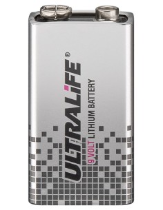 PILA LITIO 9V ULTRALIFE 1200mA