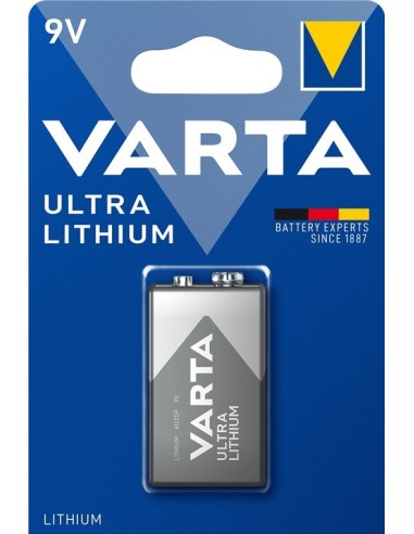 PILA ULTRA LITIO VARTA 9V