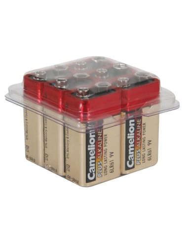 PACK 6 PILAS ALCALINAS LR61 9V