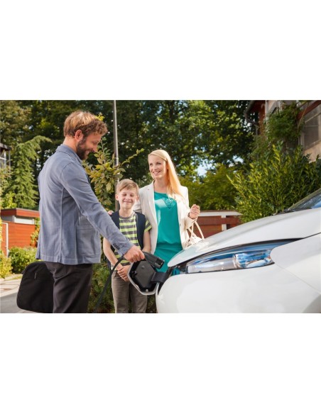 Cable de carga tipo 2, hasta 7,4 kW, 5 m, negro