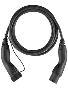 Cable de carga tipo 2, hasta 7,4 kW, 7 m, negro 2