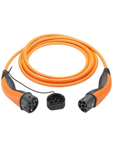 Cable de carga tipo 2, hasta 11 kW, 7 m, naranja