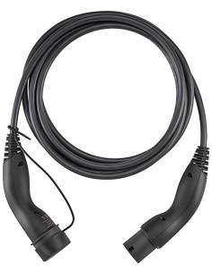 Cable de carga tipo 2, hasta 22 kW, 5 m, negro 2