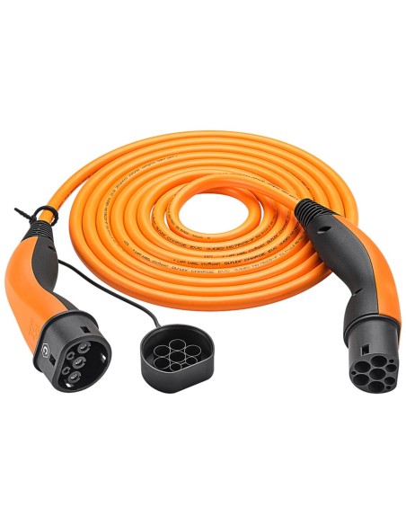 Cable de carga tipo 2 HELIX®, hasta 7,4 kW, 5 m, naranja