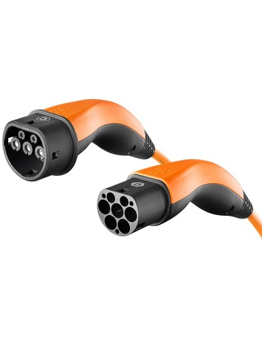 Cable de carga tipo 2 HELIX®, hasta 7,4 kW, 5 m, naranja