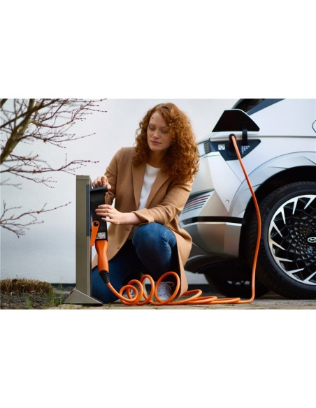 Cable de carga tipo 2 HELIX®, hasta 7,4 kW, 5 m, naranja