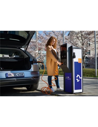 Cable de carga tipo 2 HELIX®, hasta 7,4 kW, 5 m, naranja