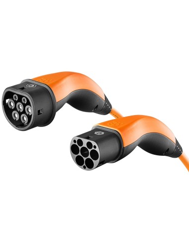 Cable de carga tipo 2 HELIX®, hasta 11 kW, 5 m, naranja