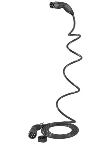 Cable de carga tipo 2 HELIX®, hasta 11 kW, 5 m, negro