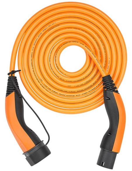 Cable de carga HELIX® tipo 2, hasta 22 kW, 5 m, naranja