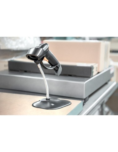 Escáner manual para códigos de barras 2D, con batería, compatible con Bluetooth y código QR