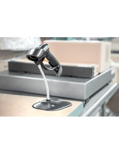 Escáner manual para códigos de barras 2D, con batería, compatible con Bluetooth y código QR