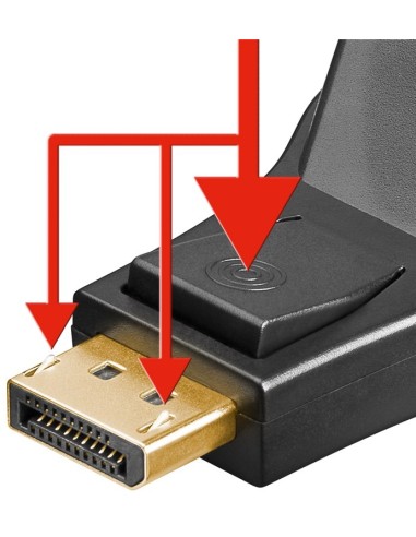 ADAPTADOR DISPLAY PORT MACHO A DVI-D HEMBRA