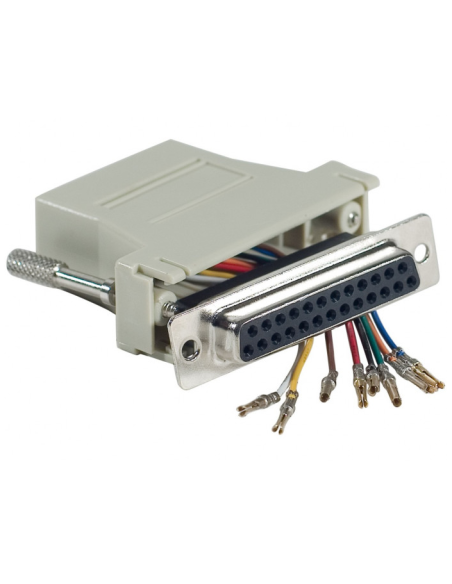 ADAPTADOR CONFIGURABLE  TELEFONICO RJ45 A 25H