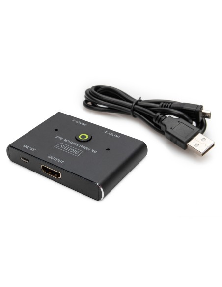 Conmutador 8K HDMI, 2x1