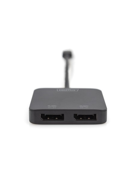 Concentrador de video MST de 2 puertos USB-C a 2x DisplayPort