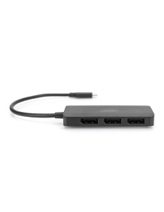 Hub de vídeo MST de 3 puertos USB-C a 3x DisplayPort 2
