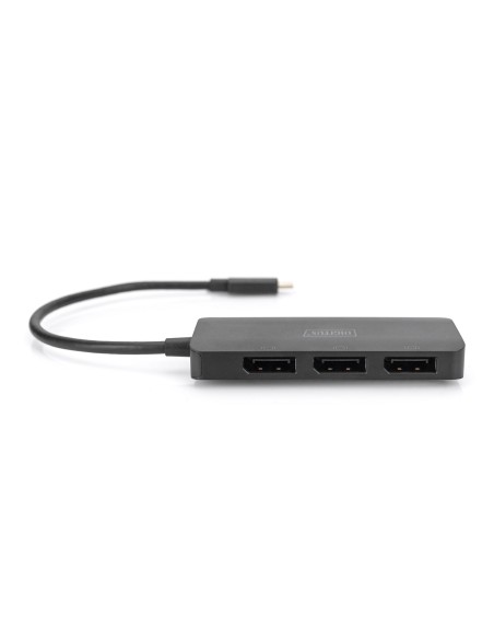 Hub de vídeo MST de 3 puertos USB-C a 3x DisplayPort