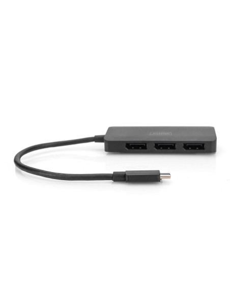 Hub de vídeo MST de 3 puertos USB-C a 3x DisplayPort