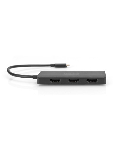 Hub de vídeo MST de 3 puertos USB-C a 3x HDMI