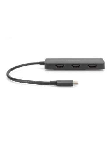 Hub de vídeo MST de 3 puertos USB-C a 3x HDMI