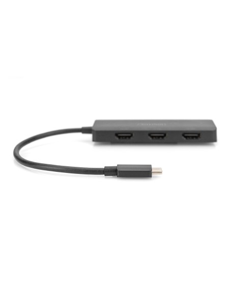 Hub de vídeo MST de 3 puertos USB-C a 3x HDMI