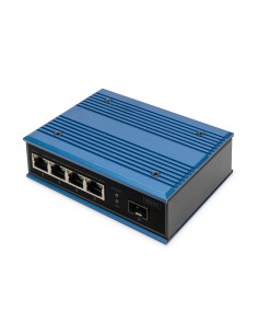 Conmutador Industrial Ethernet de 4 puertos 10/100Base-TX a 100Base-FX
