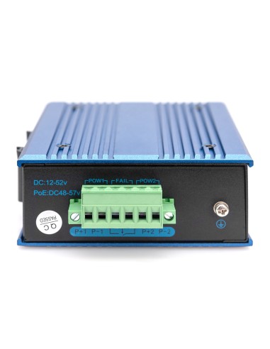 Conmutador Industrial Ethernet de 4 puertos 10/100Base-TX a 100Base-FX