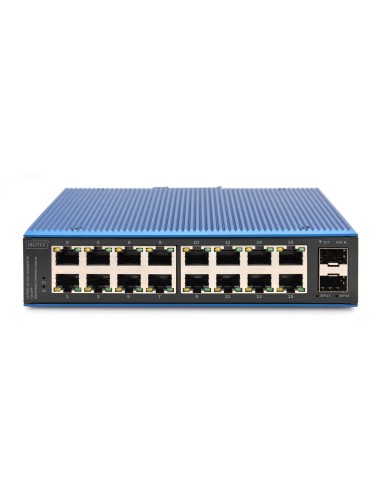 Conmutador industrial Ethernet de 16 puertos 10/100/1000BASE-TX +2G SFP