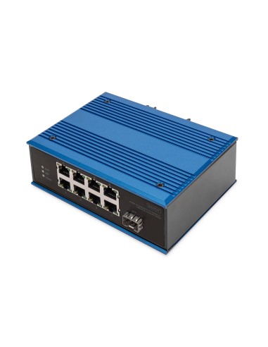Conmutador Industrial Ethernet de 8 puertos 10/100Base-TX a 100Base-FX