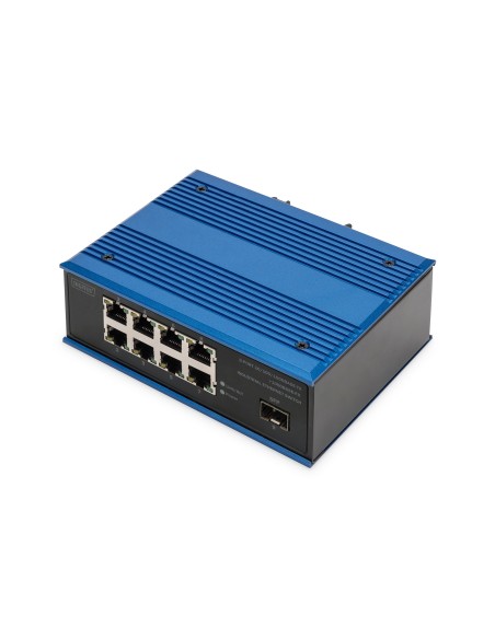Conmutador Industrial Ethernet de 8 puertos 10/100/1000BASE-TX-1000Base-FX