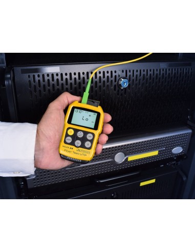 Fiber Test UTP: Medidor de potencia óptica, VFL y tester ethernet