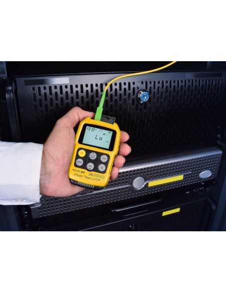 Fiber Test UTP: Medidor de potencia óptica, VFL y tester ethernet