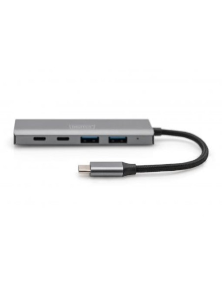 Hub de 4 puertos USB-C, 2 USB A + 2 USB-C