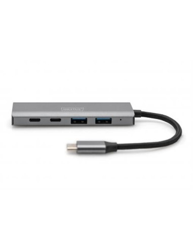 Hub de 4 puertos USB-C, 2 USB A + 2 USB-C