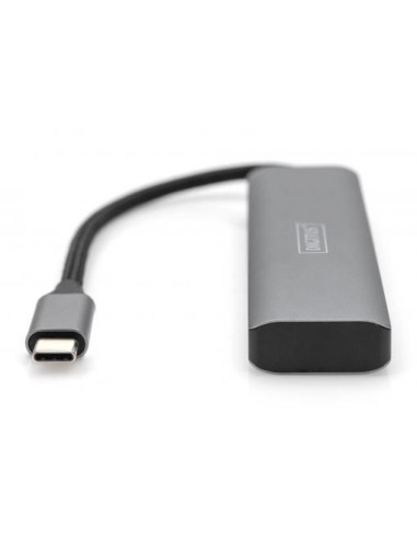 Hub de 4 puertos USB-C, 2 USB A + 2 USB-C