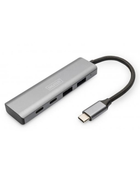 Hub de 4 puertos USB-C, 2 USB A + 2 USB-C