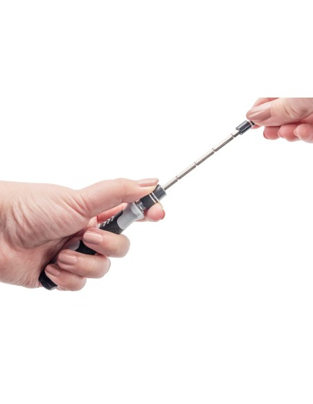 Juego de destornilladores para mecánica de precisión, 115 piezas