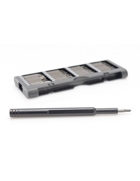 Juego de destornilladores para mecánica de precisión, 57 piezas